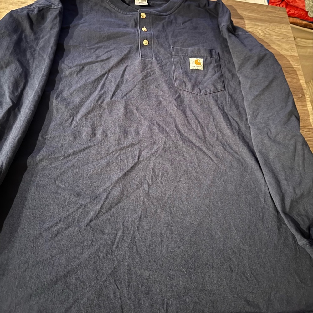 Carhartt Men’s Loose Fit Heavyweight Long Sleeve Tee Size 2XL